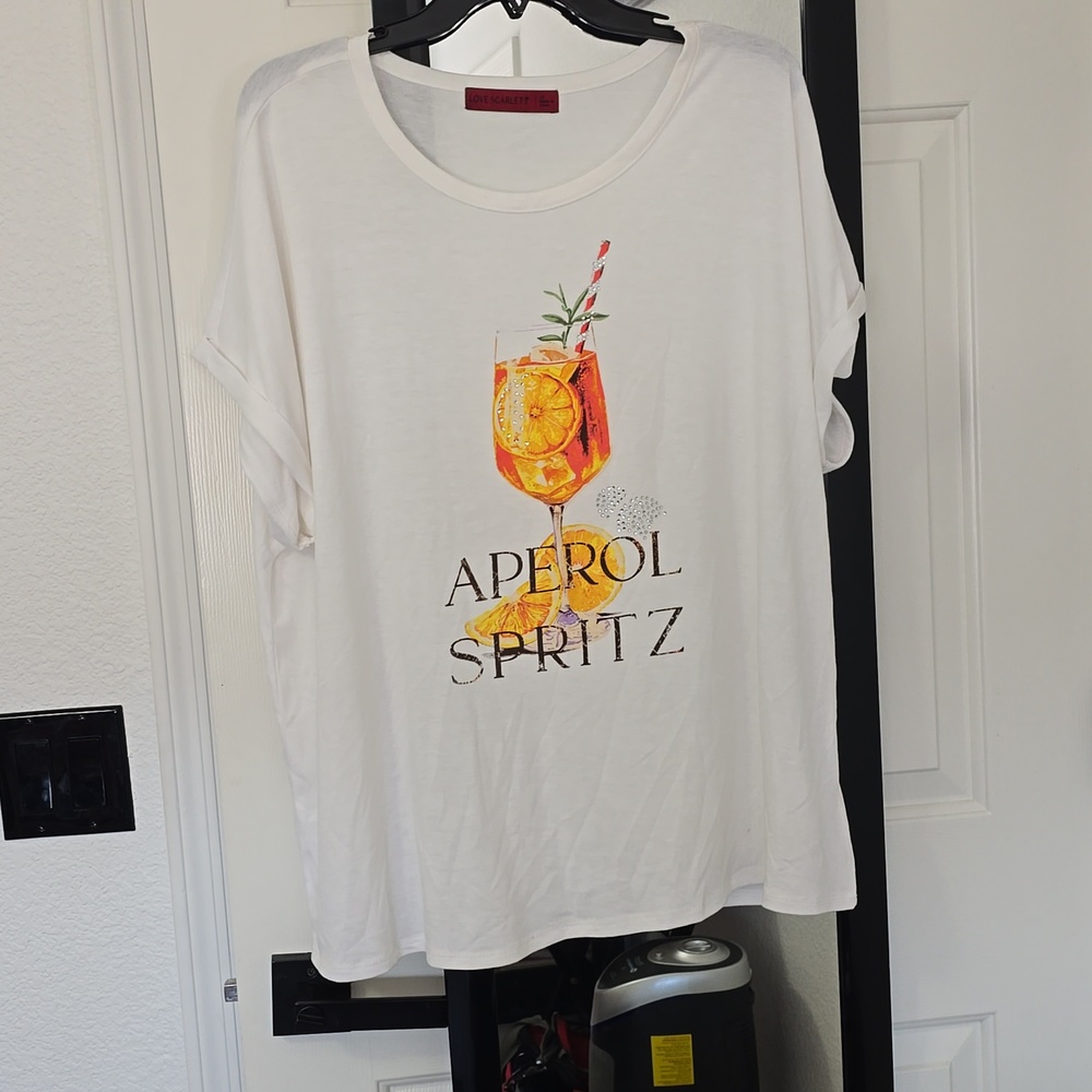 Aperol Spritz Tshirt Sz 1X Nwt - Picture 2 of 5
